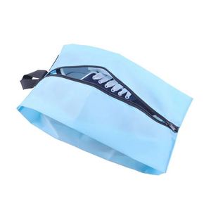 Custom Made Printed Polyester Fabric Drawstring Shoe Dust Carrier <b>Bag</b> with Logo/wholesale Polyester <b>Cheap</b> Carry Travel Shoe <b>Bag</b> - Product Image 5