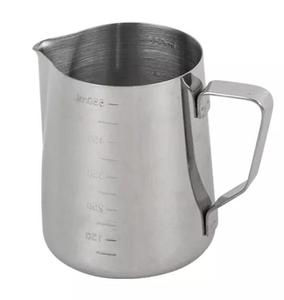 <span class=keywords><strong>Mousseur</strong></span> de café <span class=keywords><strong>Barista</strong></span> en acier inoxydable, pichet <span class=keywords><strong>à</strong></span> <span class=keywords><strong>lait</strong></span> <span class=keywords><strong>à</strong></span> large bouche avec échelle de mesure Double face, 1 pièce - Product Image 1