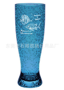 Venta Directa de Fábrica, Vaso de Cerveza Clásico de Plástico PC sin BPA, con Base de Pedestal, Reutilizable, Transparente, para Venta al Por Mayor - Product Image 4