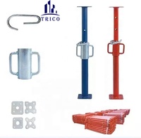 Manchon de support de coffrage métallique de haute qualité pour la construction, avec écrou de réglage galvanisé