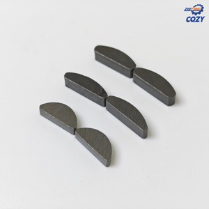 Clé de vilebrequin BAJAJ/CG125 Woodruff C70/100 GY6 125/150 Clé demi-lune en acier inoxydable Pièces et accessoires de moteur de moto - Product Image 1