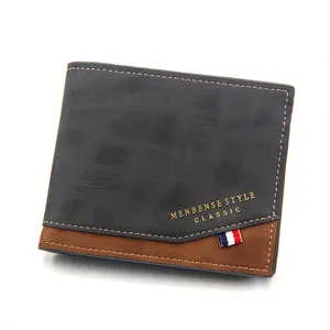 Mens PU Leather Coin Purse for Men Card Holder Money Wallet with Zipper Pockets Dropship Wallets