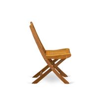 Chaise pliante moderne en bois d'acacia massif, imperméable, écologique, durable, pour extérieur, jardin, patio, balcon, plage, restaurant, café, salle à manger