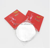Rouleau de papier aluminium pour chicha, rond/carré, qualité alimentaire, isolation thermique, perforé pour fumer, 50 pièces/paquet