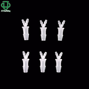 ข้อต่อพลาสติก PP ยี่ห้อ Jiyou แบบ Y พร้อมห่วงเกี่ยว สำหรับท่อยางแบบยืดหยุ่น สีเทา ขนาด 1.6-9.5 มม. - Product Image 2