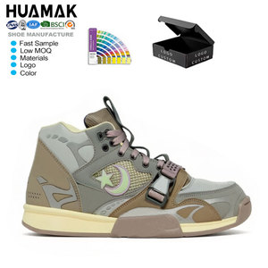 Sneakers haut de gamme avec logo personnalisé, design rétro futuriste, amorti confortable, chaussures streetwear unisexes <span class=keywords><strong>pour</strong></span> hommes - Product Image 1
