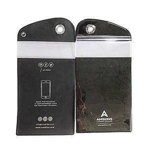 Housse imperméable en pvc noir pour téléphone, emballage en néoprène personnalisé, sacs à fermeture éclair pour accessoires de téléphone, produit électronique - Product Image 2