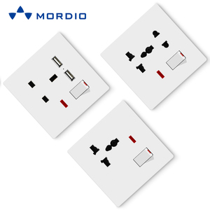 A2 saso interruptor de parede elétrico, britânico, pc + cobre, 3gang, interruptor de 2 vias - Product Image 4