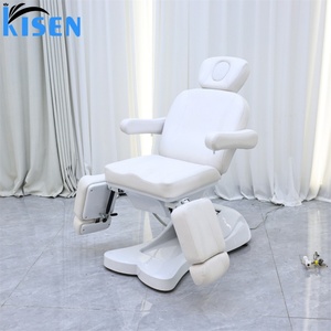 Cama de Belleza Eléctrica Kisen Moderna con Patas Abatibles, Cama para Pestañas Personalizada, Silla Multifuncional para Tatuajes con Reposabrazos Extraíbles, Uso en Hoteles - Product Image 1
