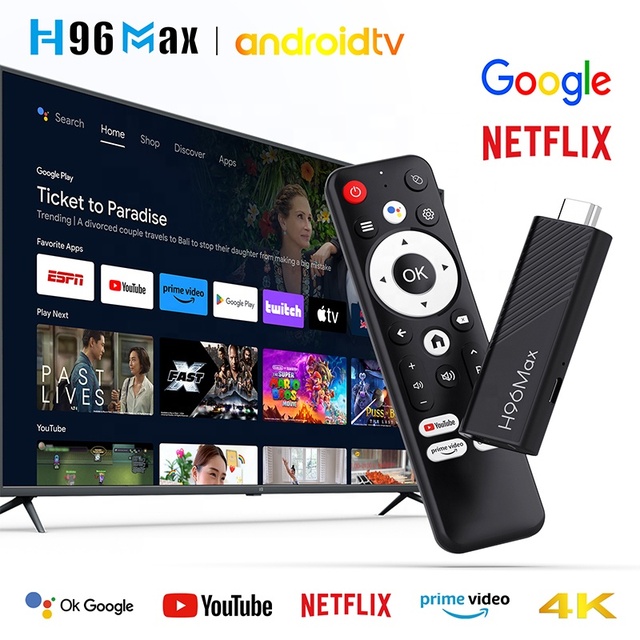 2026 H96 MAX H313 Dongle 4K UHD Streaming Device WiFi 6 Smarter Internet Ott USB Premium Google Android 14 Pro Fire TV Stick