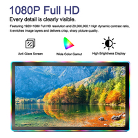 Kiosco Interactivo con Pantalla Táctil de 32 Pulgadas y LED de Colores, Kiosco Todo en Uno, Kiosco Táctil Interactivo, Señalización Digital de Autoservicio