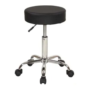 Black PU Leather Swivel Height Adjustable High Chairs For Counter Bar Stool Swivel Bar Chairs