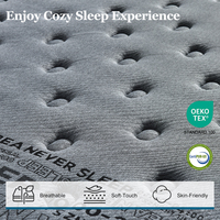 Matelas en latex naturel, mousse ondulée, écologique, taille King Queen, vente en gros d'usine OEM