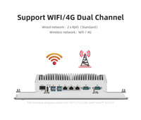 PC industriel tout-en-un 24 pouces FHD Ethercat 1920 1080 16:9 HMI J6412 I3 I5 I7 RAM DDR3 DDR4 HMI PLC Ethercat
