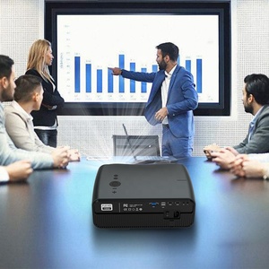 โปรเจคเตอร์พกพา 4K 1750 ANSI, โปรเจคเตอร์โฮมเธียเตอร์ WiFi 6, โปรเจคเตอร์ขนาดเล็กความสว่างสูง 1080P สำหรับดูหนังกลางแจ้ง - Product Image 4