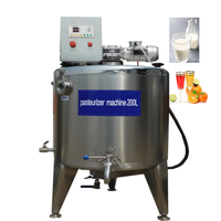 Machine de fabrication de lait industriel Refroidisseur de pasteurisateur de 500 litres Réservoir de lait de 500 litres Mini pasteurisateur Réservoir de refroidissement du lait
