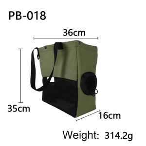 Tas Selempang & Jinjing Serbaguna Bahan Oxford 600D Anti Air, Berbahan Jala Bernapas, untuk Perjalanan Anjing & Kucing Kecil - Product Image 3