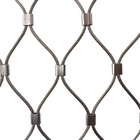 Kunden spezifisches flexibles SS 316 Ferrule Rope Mesh Edelstahl-Kabel netz