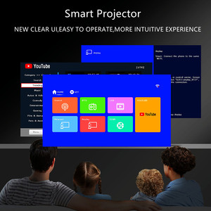 Nâng Cấp T5 Chiếu LCD 3500 Lumens 170 Inch 1024*600P Độ Phân Giải 3D Micro Ngắn Ném <span class=keywords><strong>Led</strong></span> Mini Chiếu - Product Image 4
