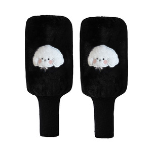 Women's Long Sleeve Gloves <b>Blush</b> Bear Gray Keep Warm For Sports And Office Use - Product Image 4