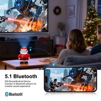 Meilleur projecteur 1080p, cadeau de Noël, projecteur vidéo Santa, projecteur à ultra courte focale, projecteur intelligent Android 4k, home cinéma