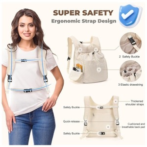 <b>Pet</b> <b>Carrier</b> Chest Bag for Cats - Breathable Large Capacity Outdoor Dog Bag - Product Image 2