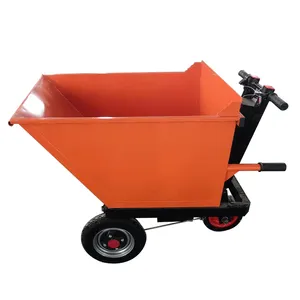 Construction Electric Trolley Ash Bucket Small Construction Truck Concrete Dump Truck Hopper Tricycle