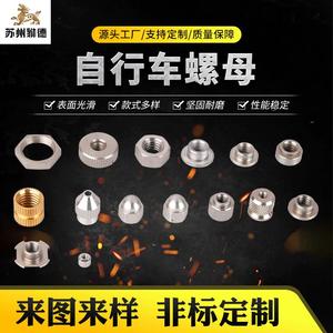 Xinshun Hardware Custom Made Bicycle Lug Nuts High Quality Carbon Steel Silver Finish Corrosion Resistant For Replace Repair - Product Image 5