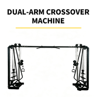 Máquina de Poleas Cruzadas Comercial, Doble Polea Ajustable, Multifunción, Entrenamiento de Fuerza para Todo el Cuerpo, Equipo de Gimnasio, OEM
