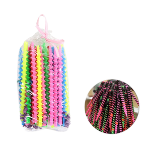 Juego de Rulos para el Cabello en Espiral Multicolores, Varillas de Plástico para Dar Forma a los Rizos, Uso en Casa o Salón de Belleza - Product Image 6