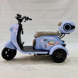 2025 nouvelle Standard femmes ramasser enfants Tricycle électrique avec siège enfant 48V 500W 3 roues Scooter électrique pour les adultes de la famille - Product Image 3