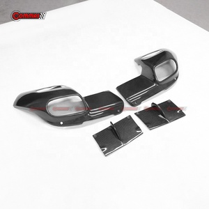 For Ferrari F12 RZ Inspired Dry Carbon Rear Lip Autoclave Pre Preg Carbon Diffuser with Quad Exhaust Frame - Product Image 5