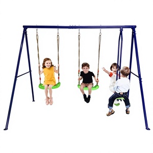 Columpio Infantil de 2 Plazas para Exteriores con Estructura de Aleación para Uso en Jardines de Infancia y Escuelas, Venta al Por Mayor - Product Image 4