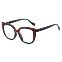 Lunettes optiques œil-de-chat à monture colorée, transparentes en PC, élégantes et anti-lumière bleue – Meilleures ventes