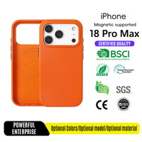 Étui de téléphone en cuir véritable Sinco 2026, étui de téléphone magnétique en cuir, personnalisé pour iPhone 18 Pro Max