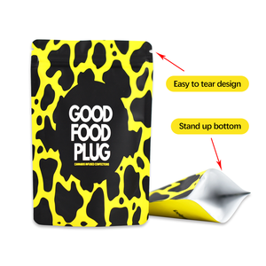 Tùy chỉnh in có thể tái chế bảo quản tốt bao bì túi có thể khóa lại đứng lên túi có khóa kéo cho thực phẩm ăn nhẹ đường thức ăn cho chó - Product Image 2