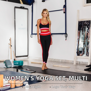 Conjunto de Yoga para Mujer, Personalizado, de Alta Calidad, Ligero, con Patrón Sólido, Pantalones Cortos, Ropa Deportiva para Gimnasio en Varios Colores - Product Image 2