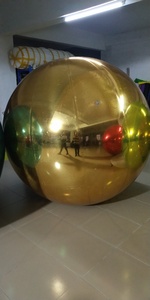 VENTE FLASH <span class=keywords><strong>Ballon</strong></span> géant brillant en PVC coloré, <span class=keywords><strong>ballon</strong></span> miroir métallique <span class=keywords><strong>gonflable</strong></span> pour décoration de fête suspendue - Durable, taille personnalisable - Product Image 3