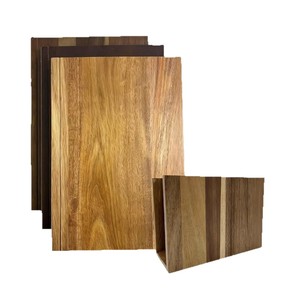 Tsunemi <b>Wooden</b> Cutting Board Set Rectangle Anti-Slip Kitchen Chopping <b>Blocks</b> 3-Piece Thickened For Cooked Food - Product Image 1