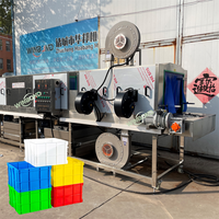 Laveuse de plateaux de semis de légumes à haute pression, machine à laver les plateaux de culture en plastique