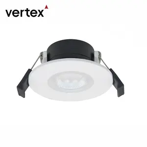 Flicker free recessed downlight outdoor floor 68mm ip65 noir air tight led spot light downlight 230v