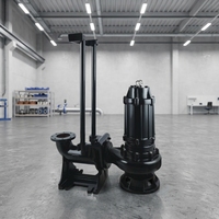 Pompe centrifuge entièrement submersible pour eaux usées, en acier inoxydable, pour drainage résidentiel, circulation des eaux usées industrielles, OEM