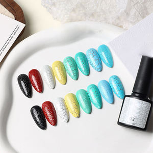 AILANUO high-toughness quality 8-color <b>nail</b> <b>polish</b> with crackle adhesive base coating, bulk OEM custom private bottle - Product Image 1