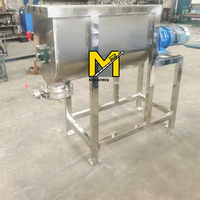 Mélangeur de mortier sec 300-10000L, mélangeur à ruban horizontal, machine à mélanger les substrats, acier inoxydable 316, chauffage électrique