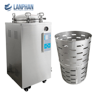 Stérilisateur Autoclave Vertical Commercial 35L 50L 100L 150L pour Instruments de Laboratoire et Milieux de Culture