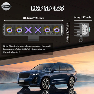 Nouvelle barre lumineuse LED LKT XX Design 20W 6 pouces, clignotante rouge et bleue, pour voiture, <span class=keywords><strong>moto</strong></span>, camion, tout-terrain, phare DRL - Product Image 1