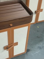 Armoire de rangement moderne en bois pour salon, chambre, entrée, maison, bois avec portes et tiroirs, commode à tiroirs pour chambre