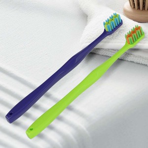 <span class=keywords><strong>Brosse</strong></span> <span class=keywords><strong>à</strong></span> dents <span class=keywords><strong>orthodontique</strong></span> avec poils en nylon PBT doux, concave en forme de U pour appareils dentaires, manche en plastique sans BPA, vente en gros d'usine - Product Image 5