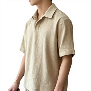 เสื้อโปโลชาย แขนสั้น ผ้าฝ้าย ทรงหลวม ปกคัมป์ ปักลายลำลอง ใส่สบาย ระบายอากาศดี สไตล์สตรีทแวร์ รับสั่งทำ - Product Image 4