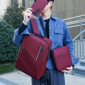 <b>Computer</b> <b>Bag</b> Business Casual Simple Water-repellent Backpack Lightweight Multifunctional Travel Travel Backpack - Product Image 1
